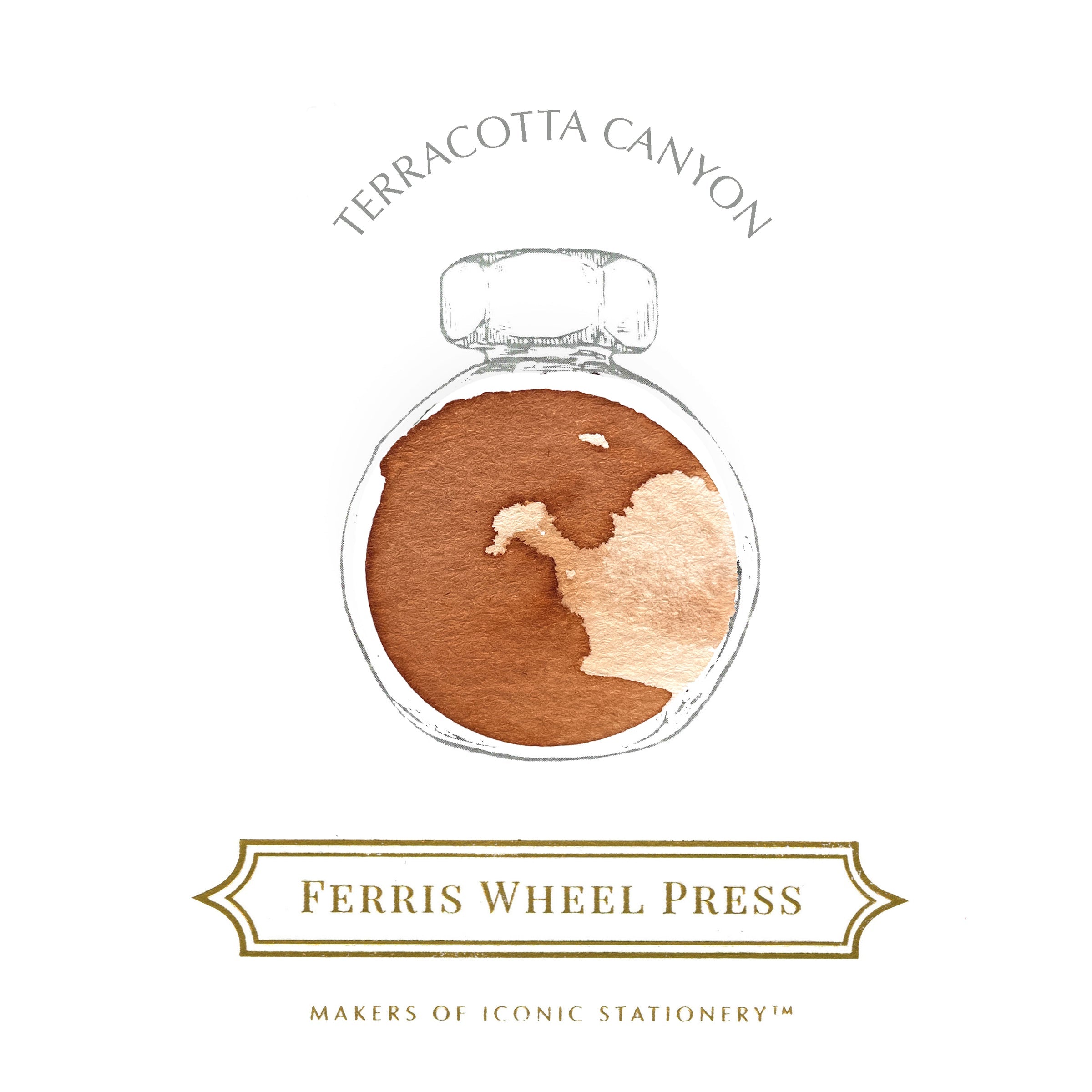 Ferris Wheel Press Terracotta Canyon - 38ml Bottled Ink – Atlas