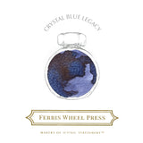 Ferris Wheel Press Crystal Blue Legacy - 38ml bottled Ink