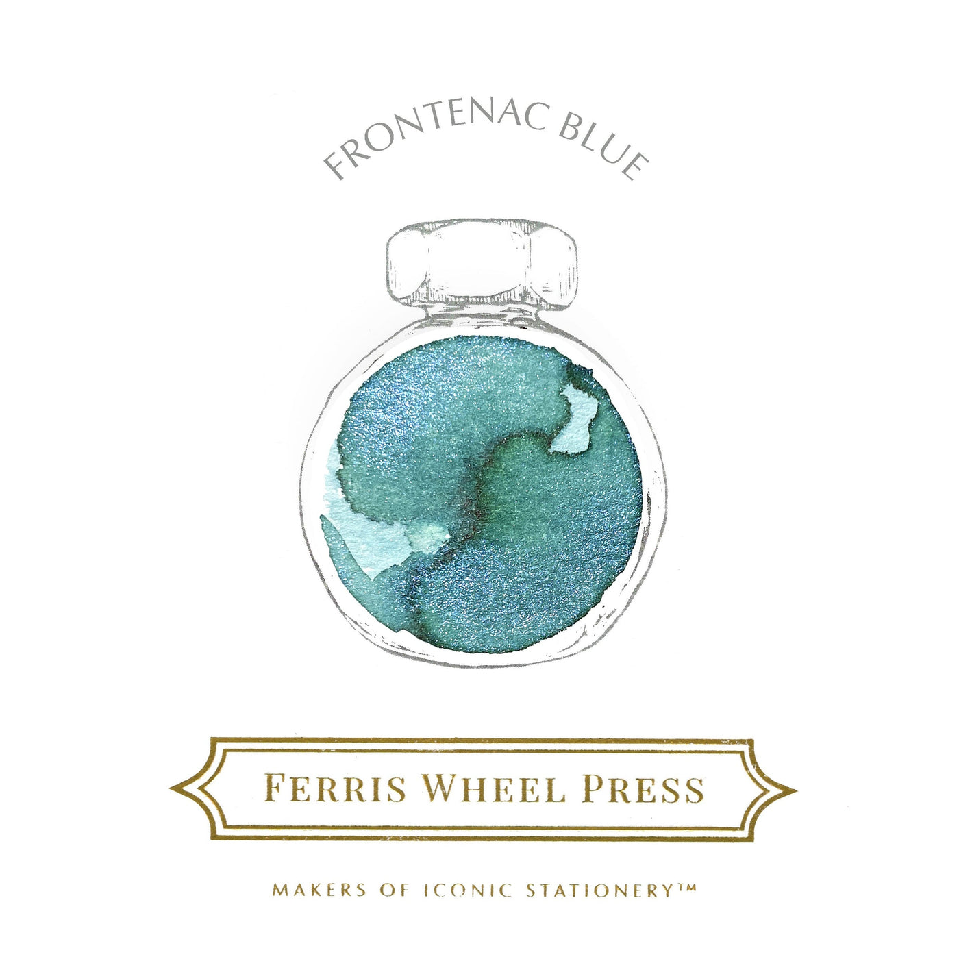 Ferris Wheel Press Frontenac Blue - 38ml bottled Ink