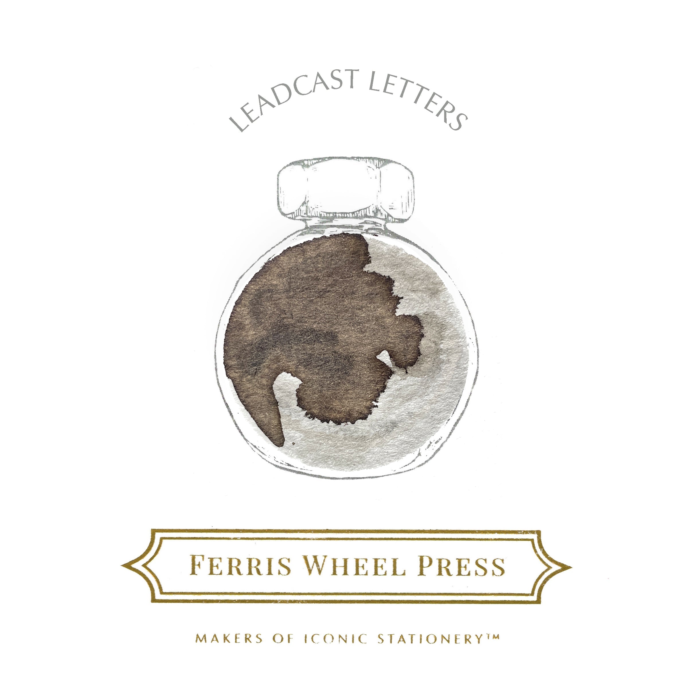 Ferris Wheel Press Leadcast Letters - 38ml Bottled Ink – Atlas