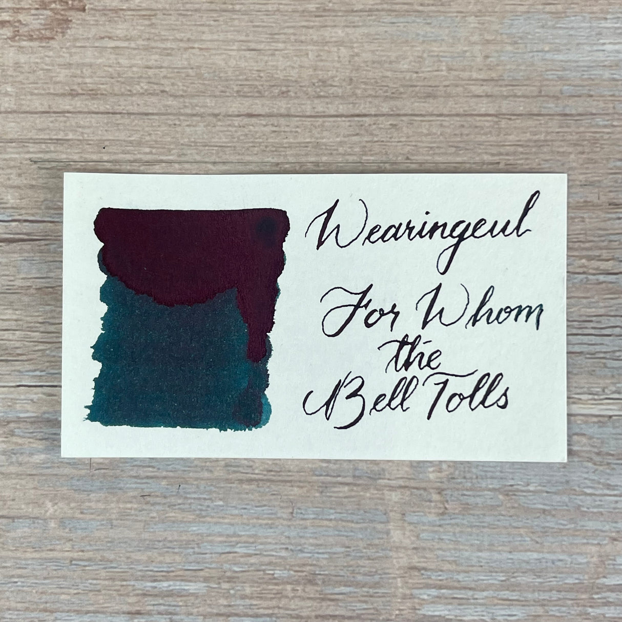 Wearingeul For Whom the Bell Tolls- 30ml Bottled Ink