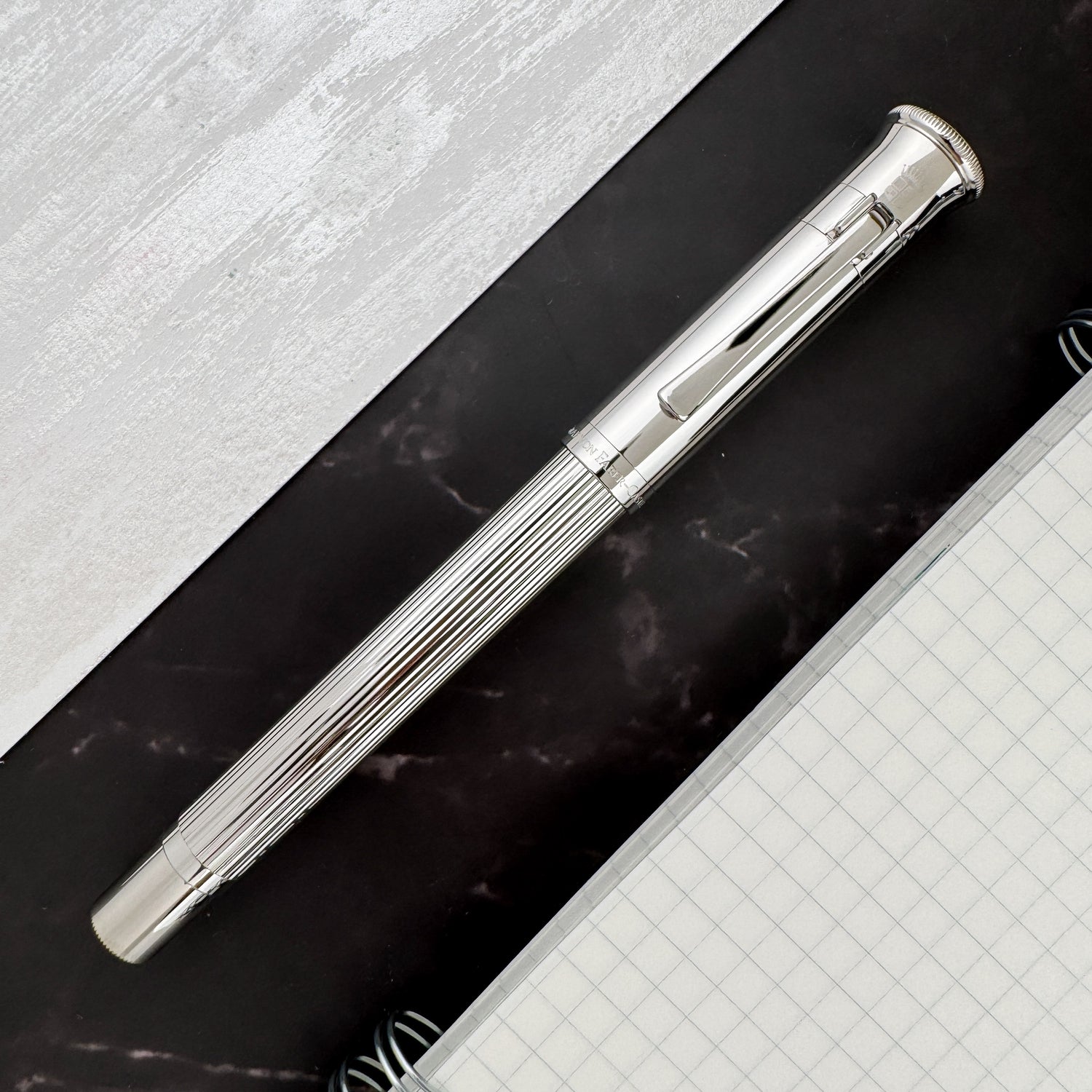 Graf von Faber-Castell Classic Fountain Pen - Platinum-Plated