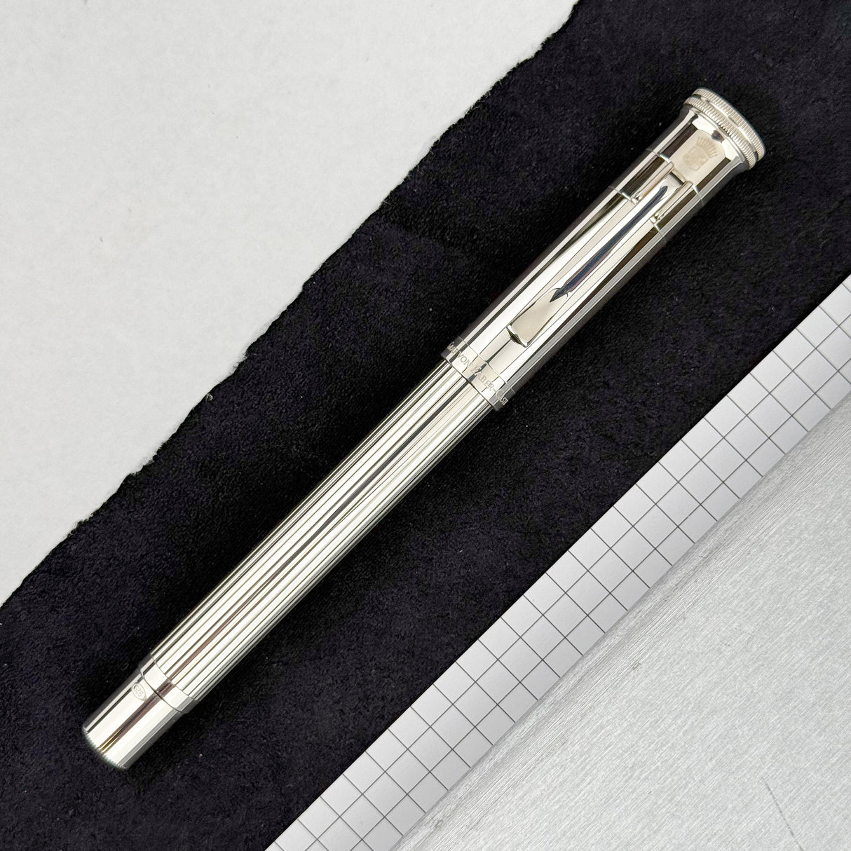 Graf Von-Faber Castell Classic Sterling Silver Fountain Pen