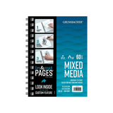 Grumbacher Mixed Media Wire Bound Pad (5.5" x 8.5")