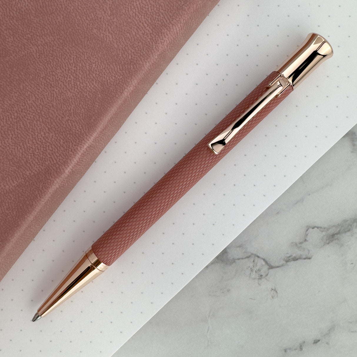 Graf von Faber-Castell Guilloche Ballpoint Pen - Rose