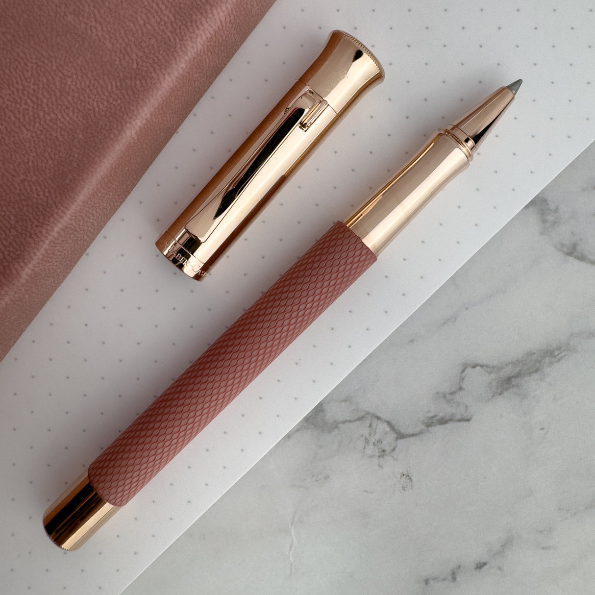 Graf von Faber-Castell Guilloche Rollerball Pen - Rose