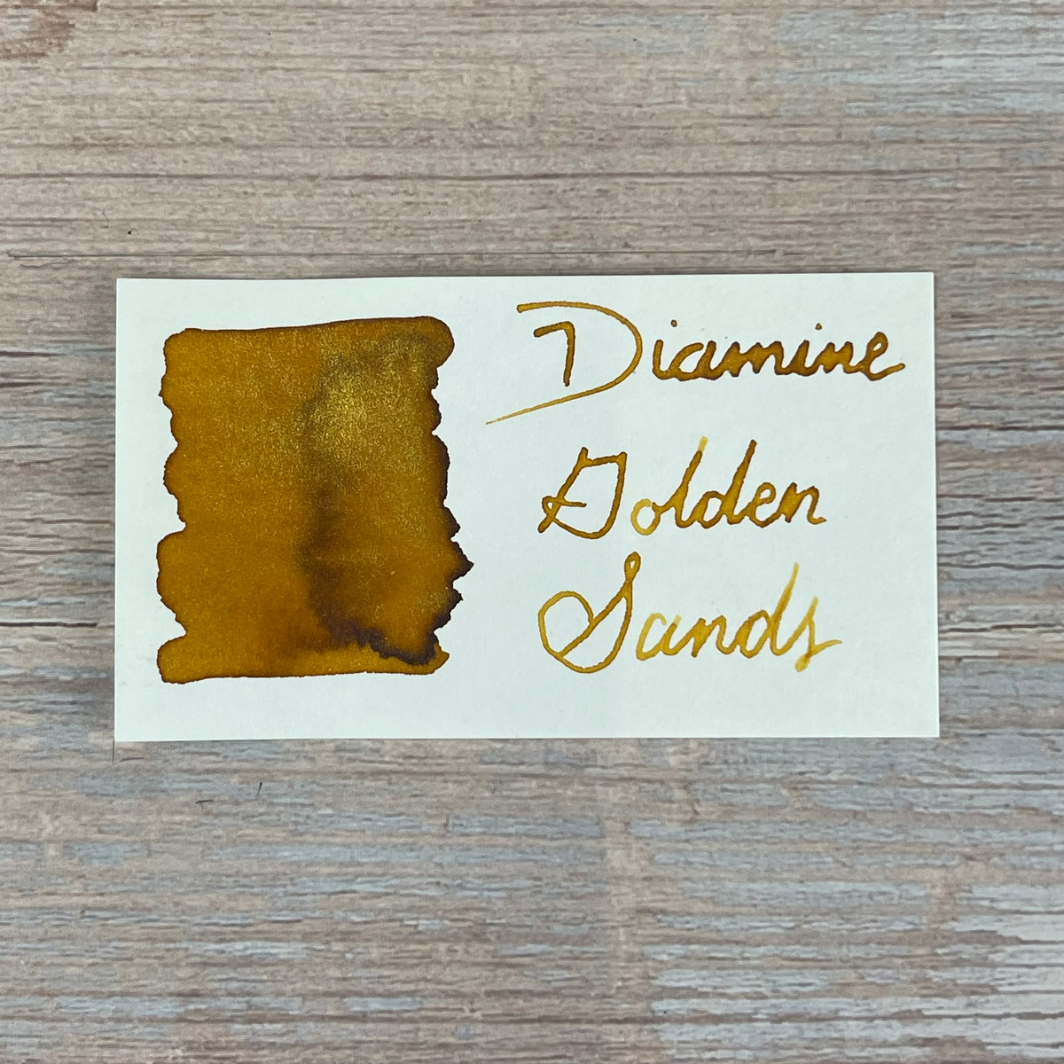 Diamine Golden Sands - Shimmer - 50ml Bottled Ink - Atlas Stationers