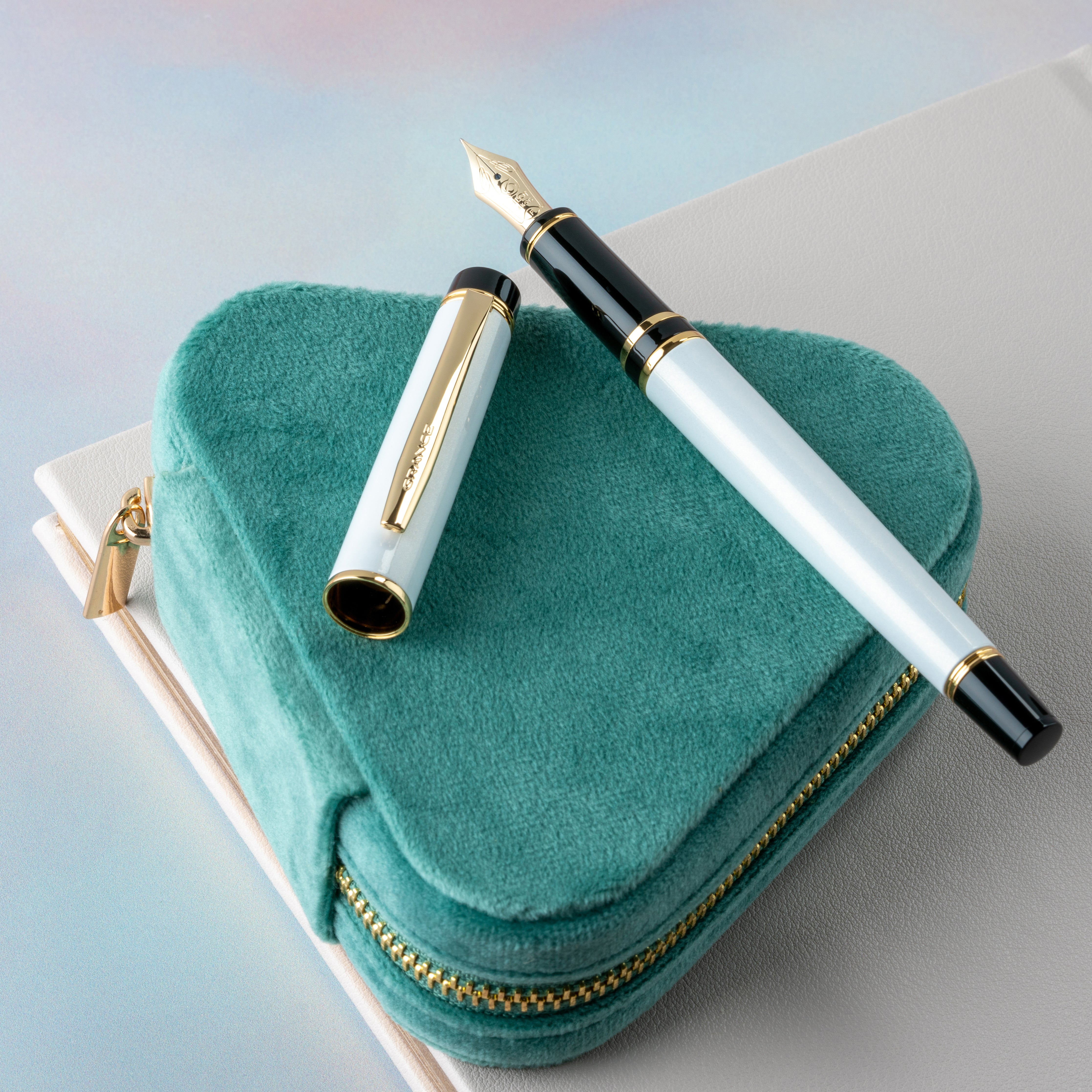 Pilot Grance Fountain Pen - White – Atlas Stationers