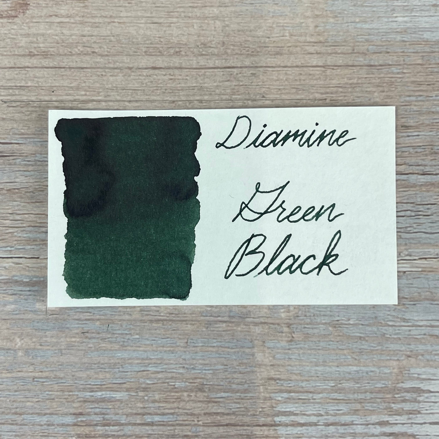 Diamine Green/Black - 80ml Bottled Ink
