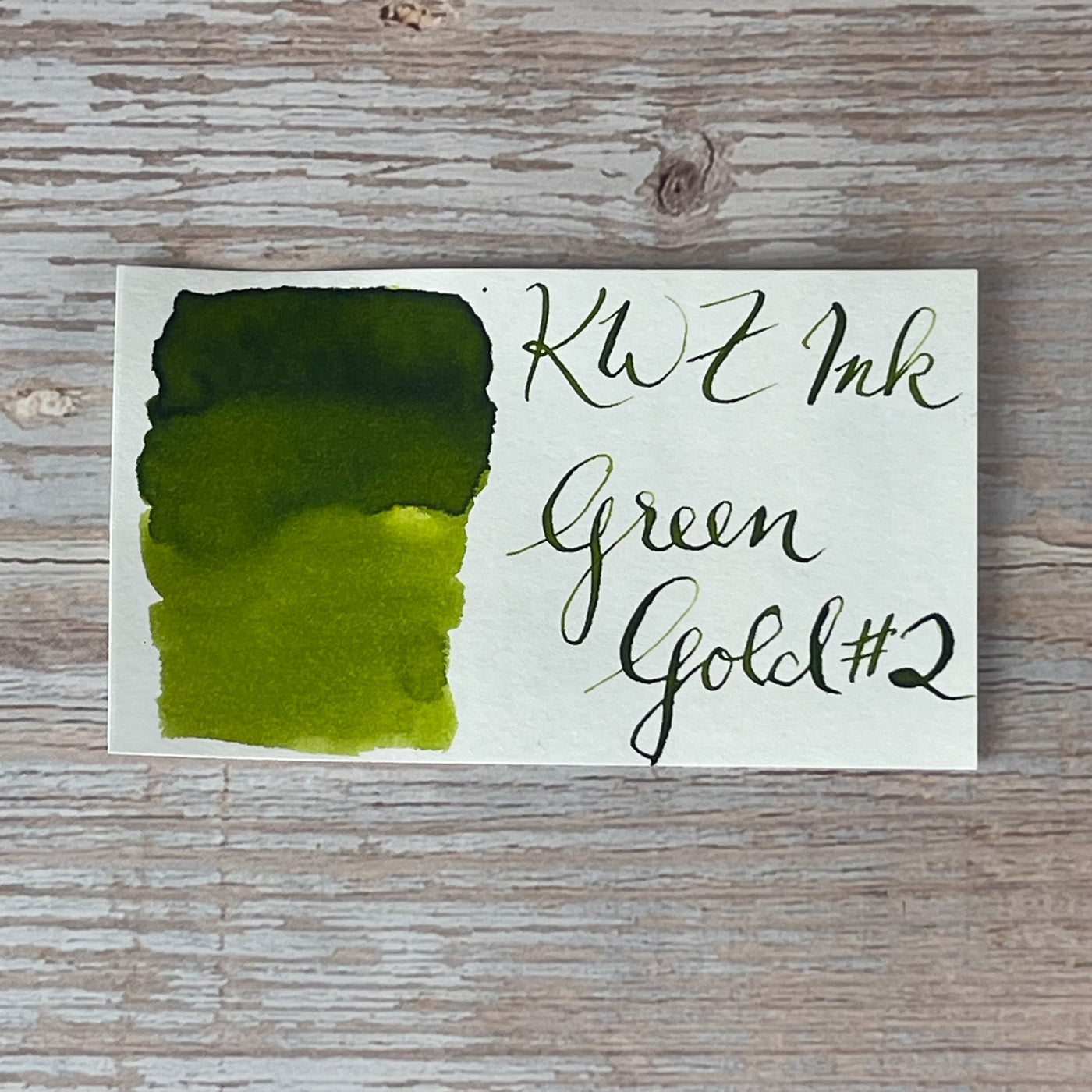 KWZ Green Gold #2 - 60ml Bottled Inks