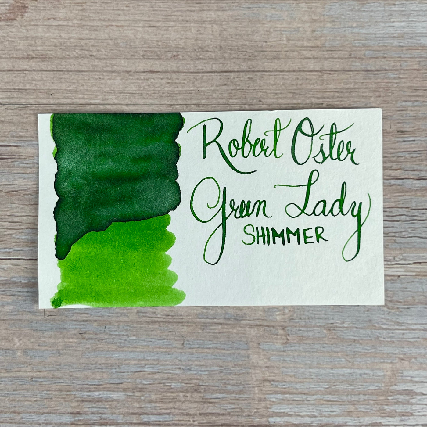 Robert Oster Green Lady - 50ml Bottled Ink