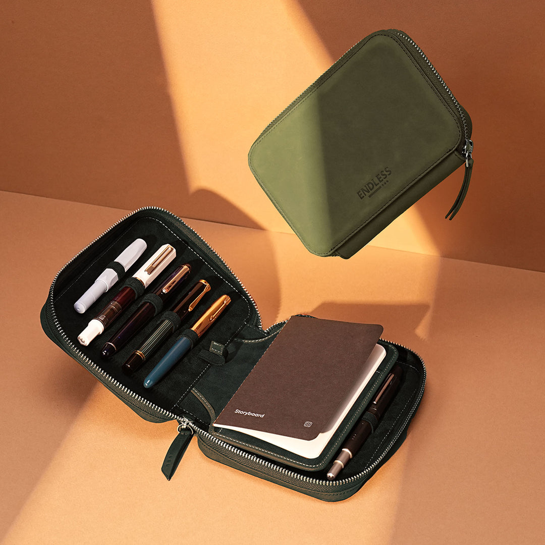 小物 EndlessEight Endless Companion Leather Pen Pouch - 10 pen – Atlas Stationers