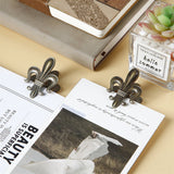 CoraCreaCrafts Fleur de Lis Mini Clip - Bronze