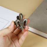 CoraCreaCrafts Fleur de Lis Mini Clip - Bronze