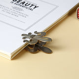 CoraCreaCrafts Fleur de Lis Mini Clip - Bronze