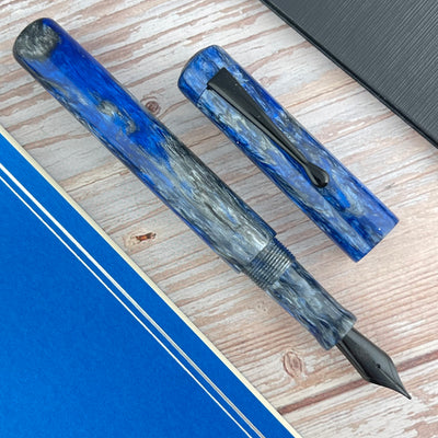 Hinze Pen Company Fountain Pen - Blue Storm (Atlas Exclusive)