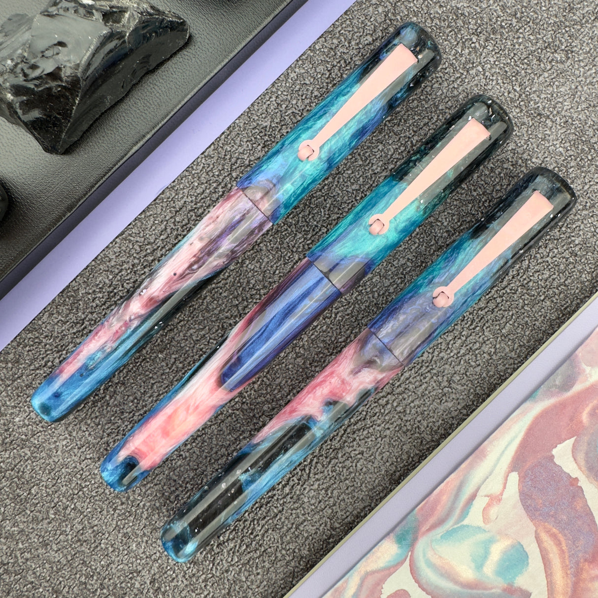 Hinze Pen Company Fountain Pen - Atlas Galaxy (Atlas Exclusive)