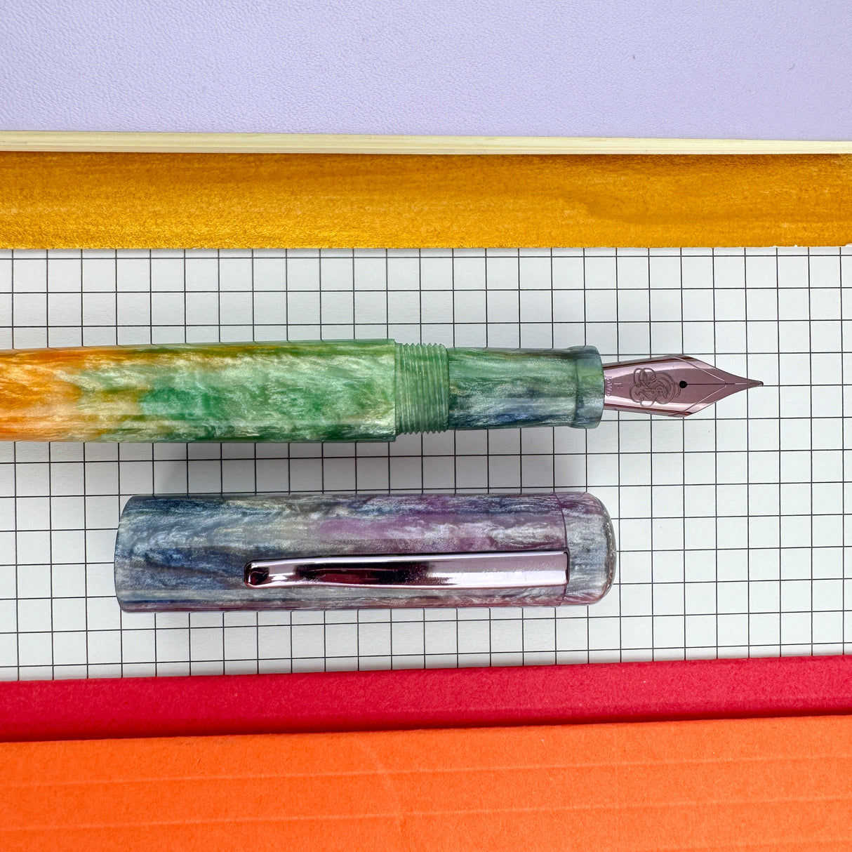 Hinze Pen Company Fountain Pen - Sherbert