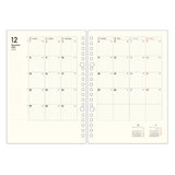 Kleid 2mm Grid Loose Leaf Diary - A5