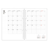 Kleid 2mm Grid Loose Leaf Diary - A5