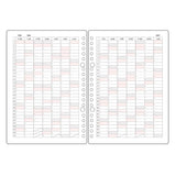 Kleid 2mm Grid Loose Leaf Diary - A5