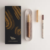 Tom's Studio Studio Handmade Fountain Pen - Walnut