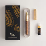 Tom's Studio Studio Handmade Fountain Pen - Walnut