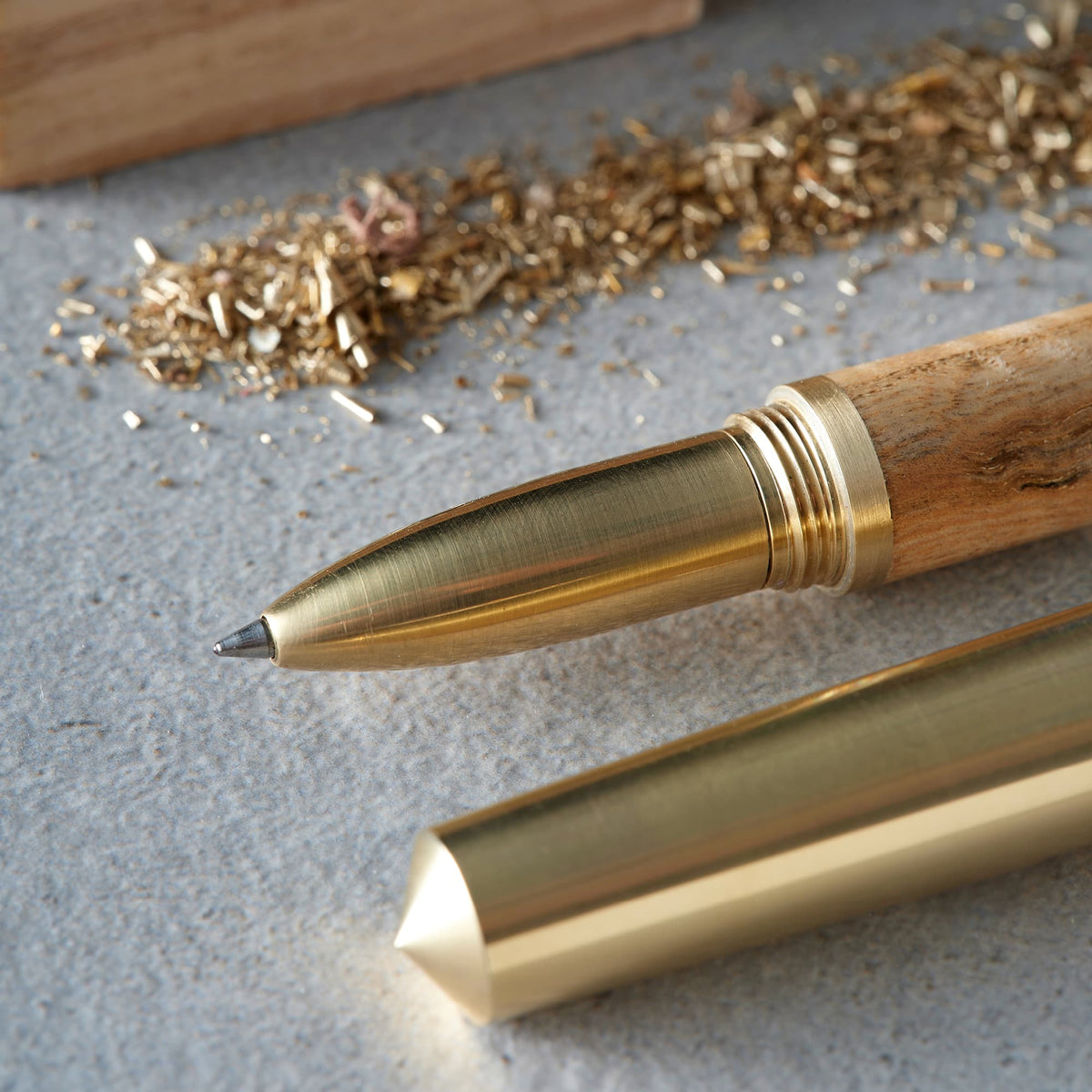 Tom's Studio Studio Handmade Fountain Pen - Ash