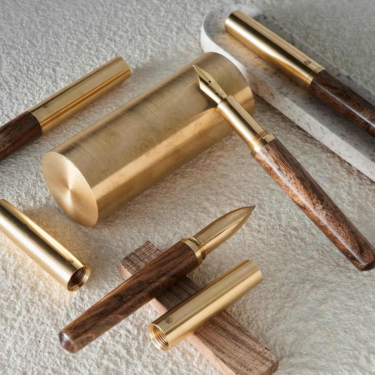 Tom's Studio Studio Handmade Rollerball - Walnut
