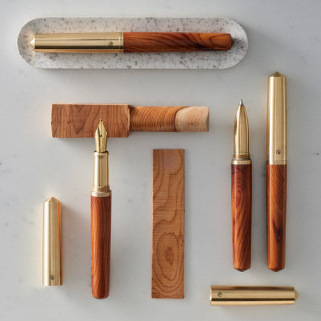 Tom's Studio Studio Handmade Fountain Pen - Yew