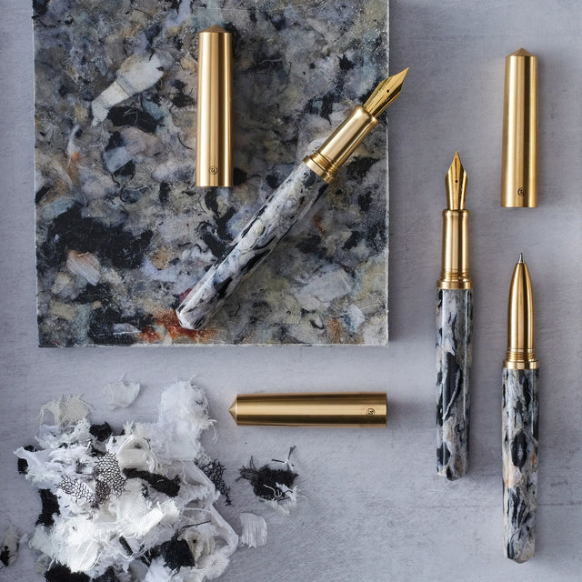 Tom's Studio Studio Handmade Fountain Pen - Fabreco Monochrome
