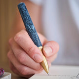 Tom's Studio Studio Handmade Fountain Pen - Fabreco Blue Denim
