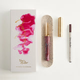 Tom's Studio Studio Handmade Fountain Pen - Fabreco Pink Beach