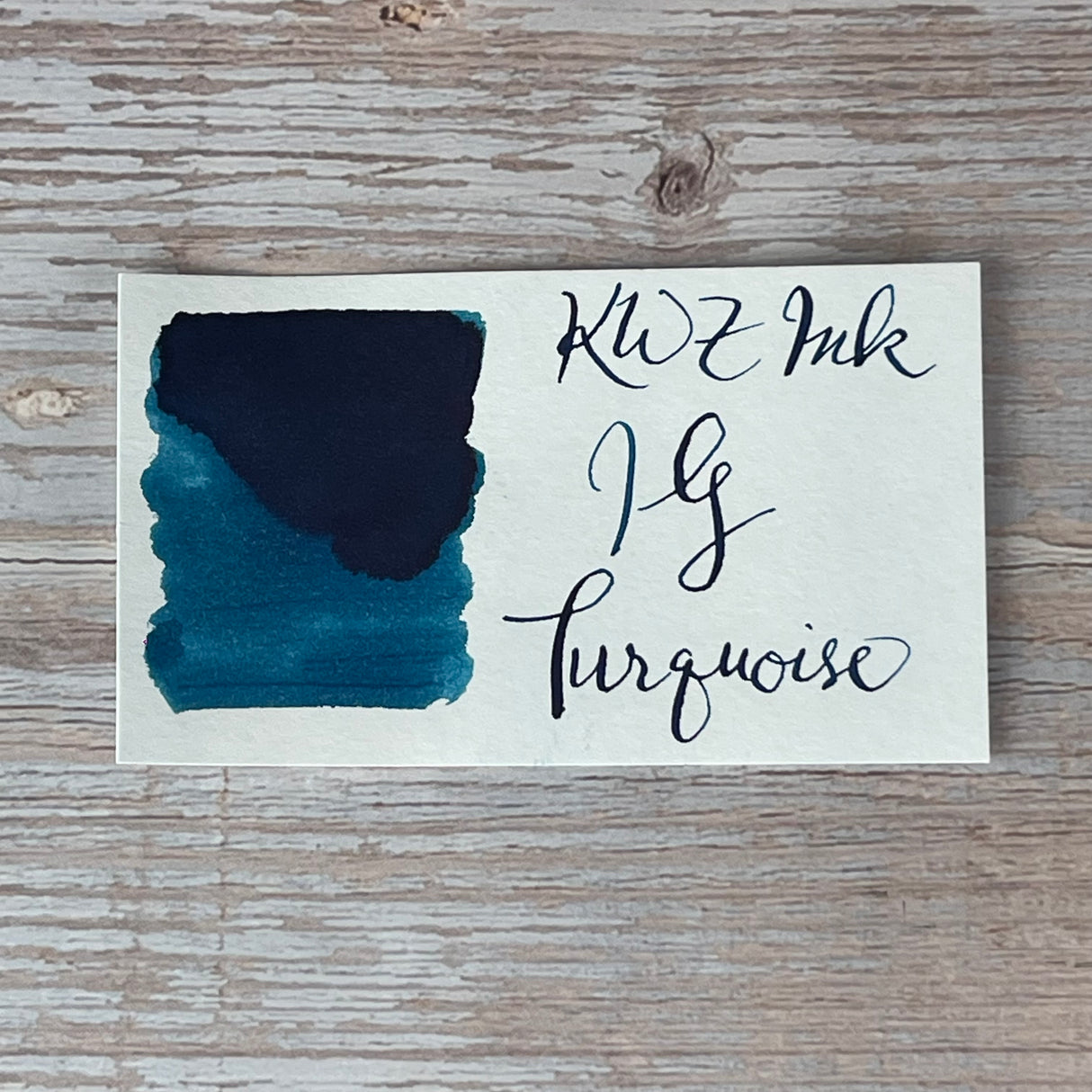 KWZ Iron Gall Turquoise - 60ml Bottled Inks