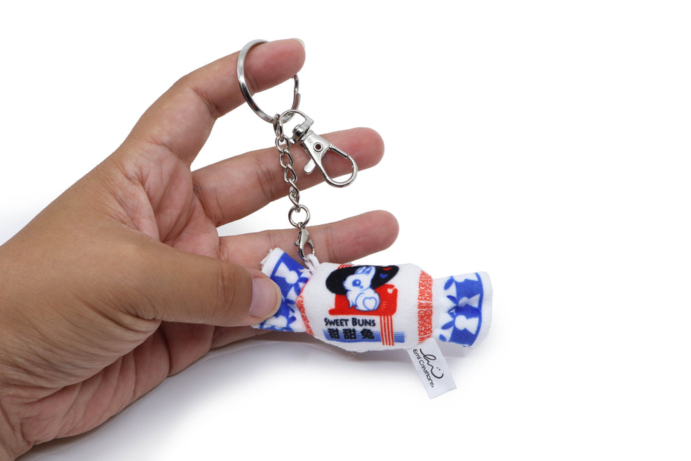 Tiny Sweet Bunny Candy Plush Key & Bag Charm