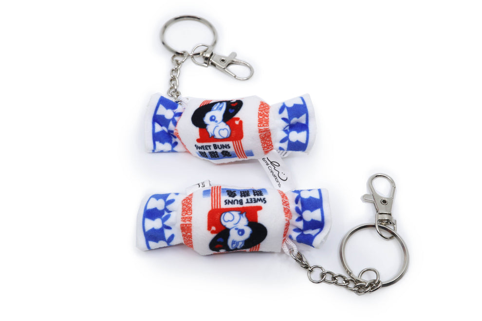 Tiny Sweet Bunny Candy Plush Key & Bag Charm
