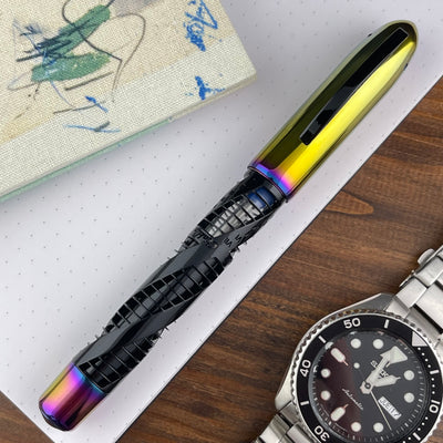 Conklin Futura 125 Anniversary Fountain Pen - Shiny Rainbow (Limited Edition) (Doorbuster)