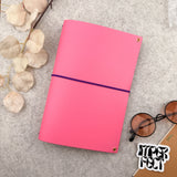 Imperfect Concepts Baxter Leather Notebook - A5 Bifold - Poppy