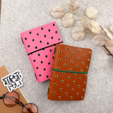 Imperfect Concepts Max Leather Notebook - A6 Bifold - Cognac