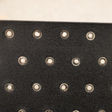 Imperfect Concepts Niko Leather Notebook - B6 Trifold - Raven w/ Gunmetal Grommets