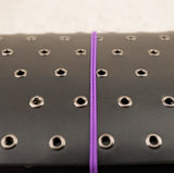 Imperfect Concepts Niko Leather Notebook - B6 Trifold - Raven w/ Gunmetal Grommets