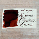 Ink Mazeru 18ml Bottled Ink - Kasama Chestnut Brown