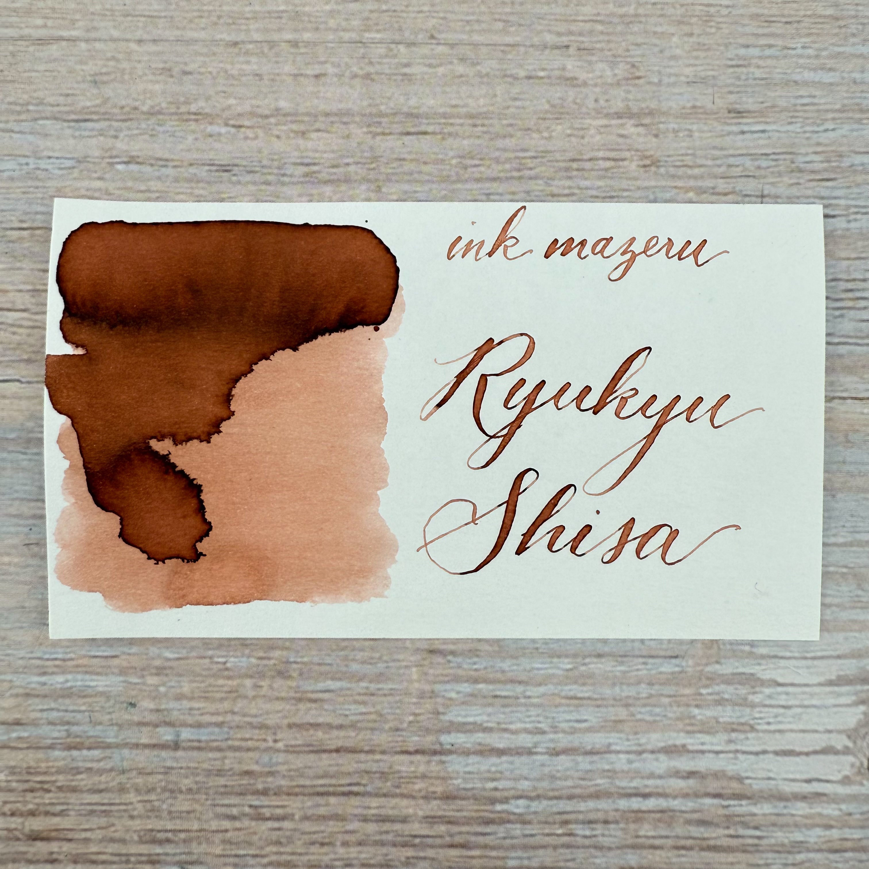 Ink Mazeru 18ml Bottled Ink - Ryukyu Shisa – Atlas Stationers