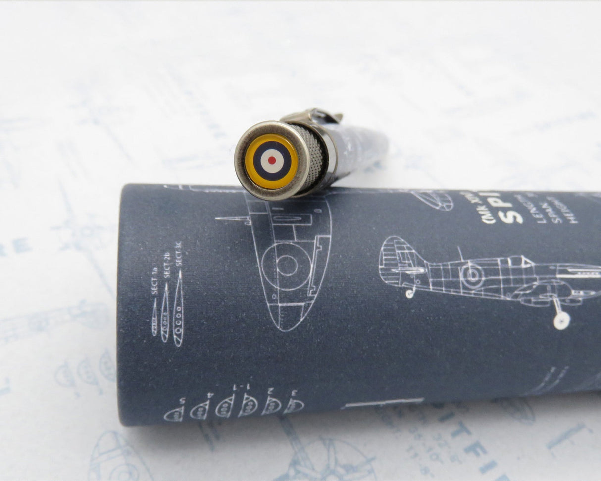 Retro 51 Tornado Rollerball Pen - Imperial War Museums - Spitfire Blueprint