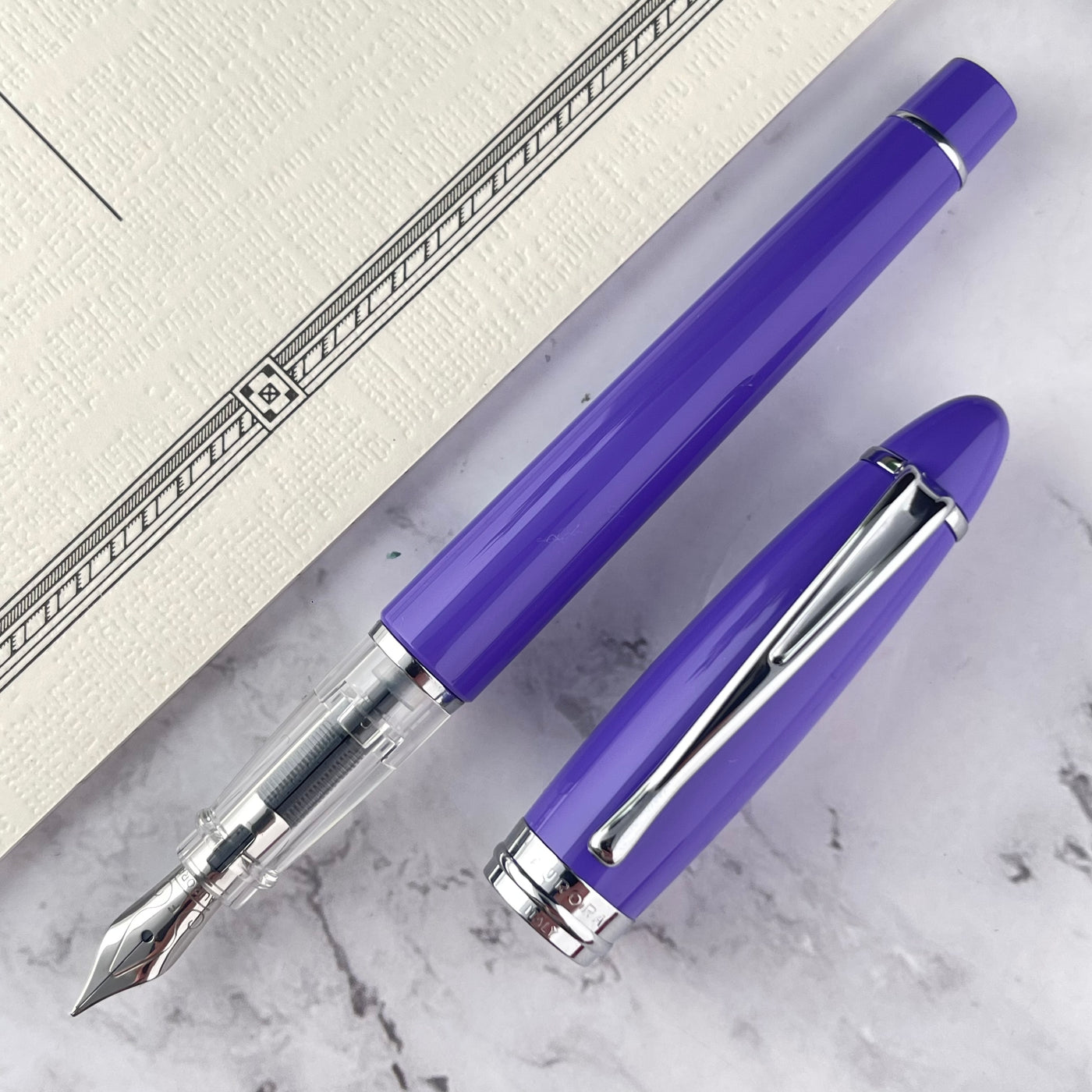 Aurora Ipsilon Demo Fountain Pen - Purple