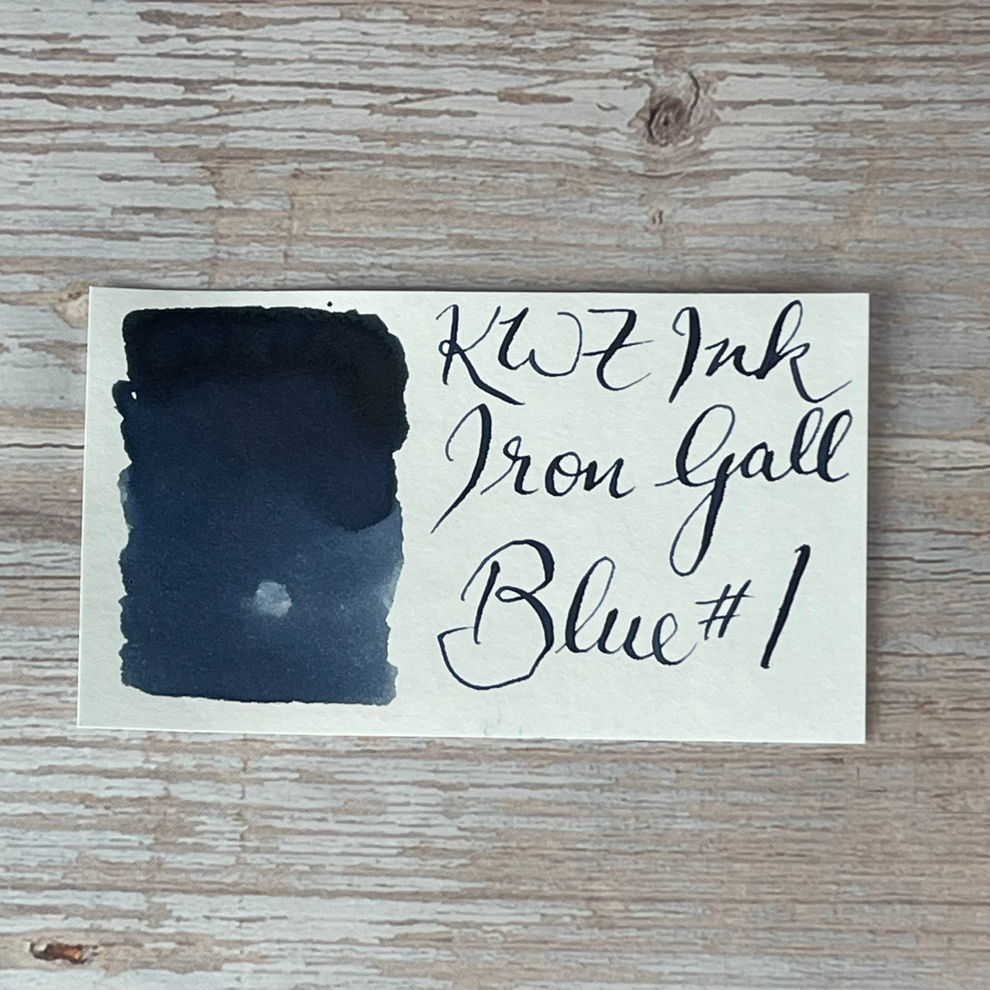 KWZ Iron Gall Blue #1 - 60ml Bottled Inks
