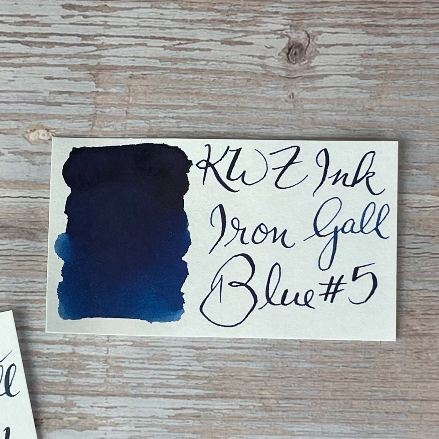 KWZ Iron Gall Blue #5 - 60ml Bottled Inks