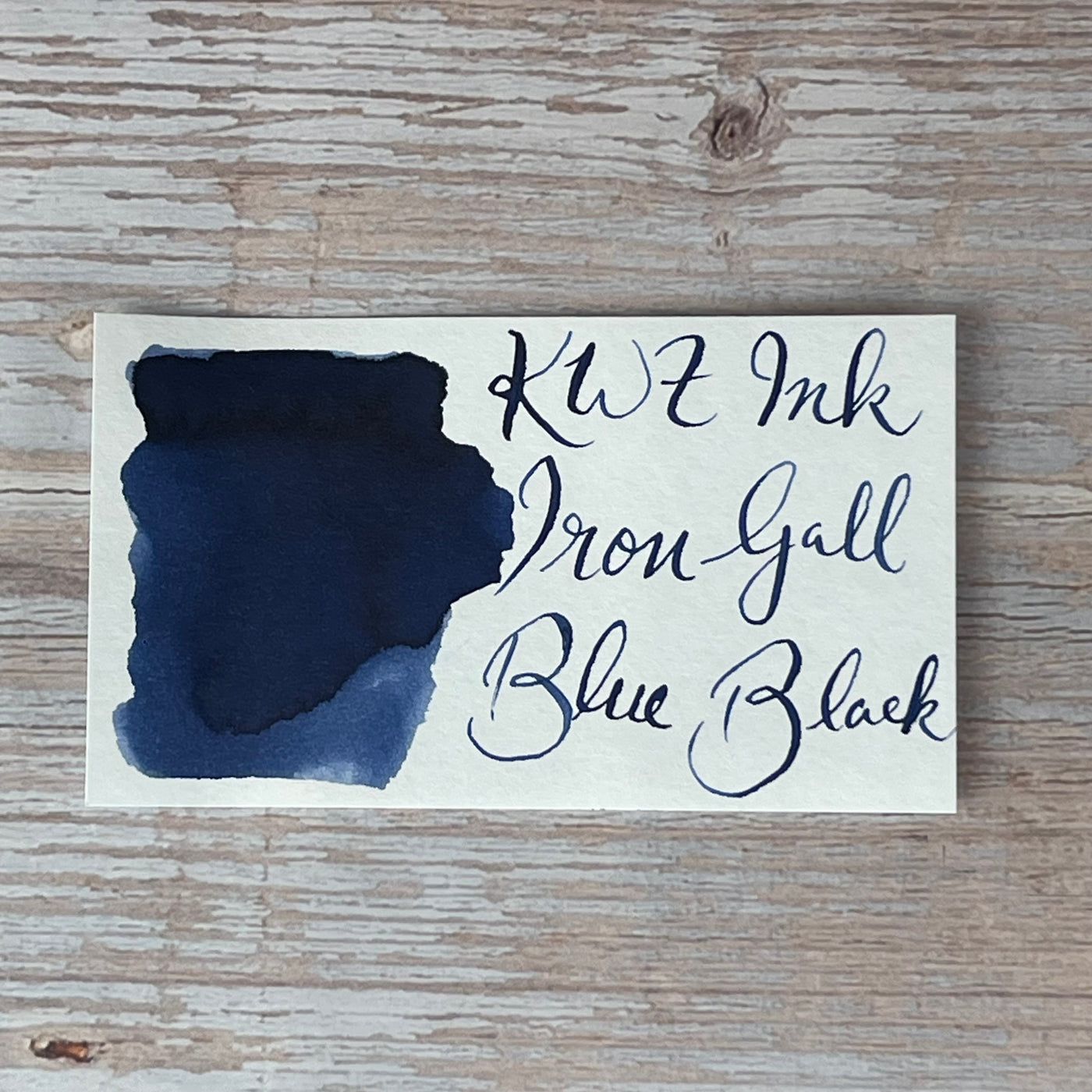 KWZ Iron Gall Blue Black - 60ml Bottled Inks