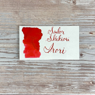 Sailor Shikiori Ink Cartridges - Irori (Red)