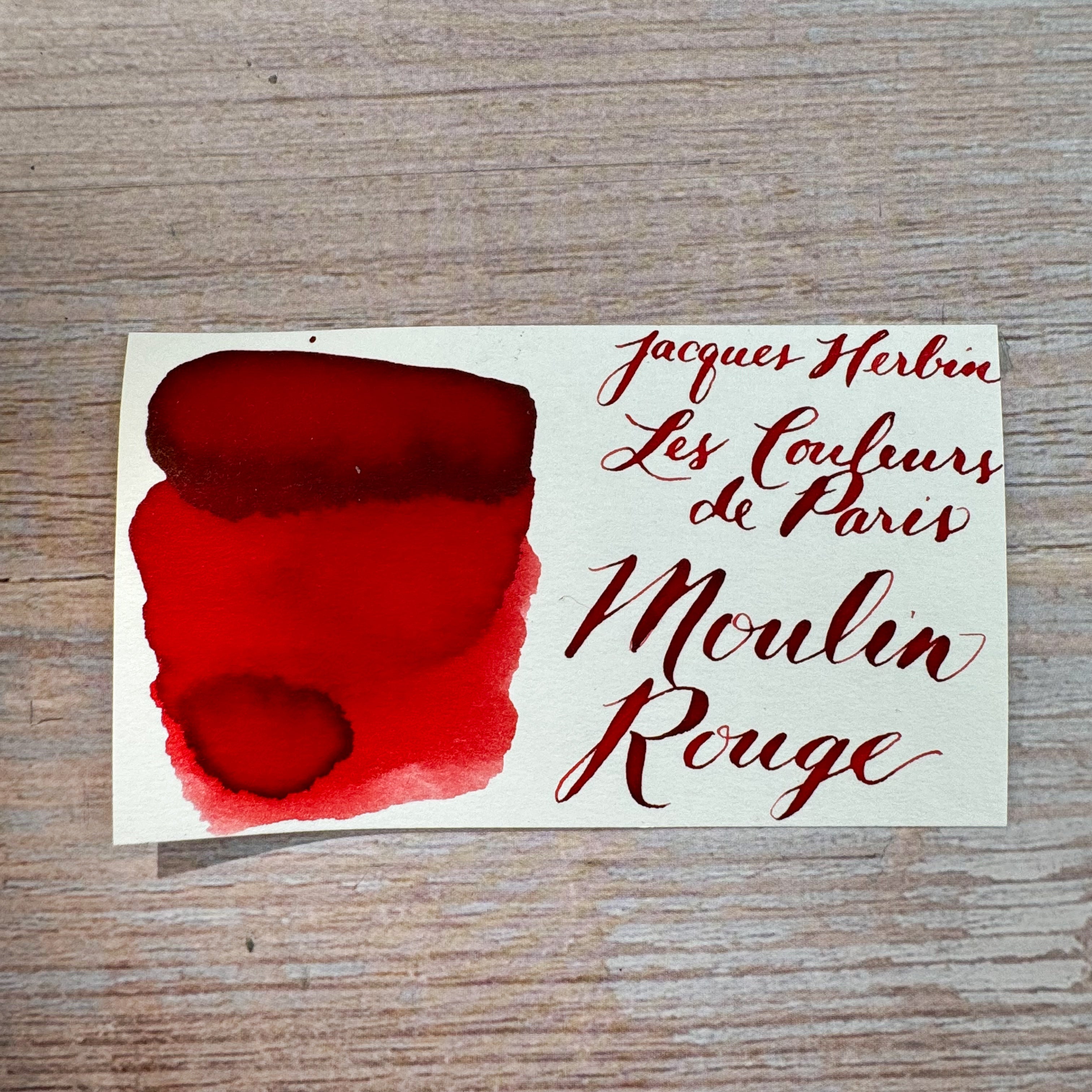 センペルビウム 輸入Moulin Ruge Jacques Herbin Moulin Rouge - 30ml Bottled Ink – Atlas Stationers